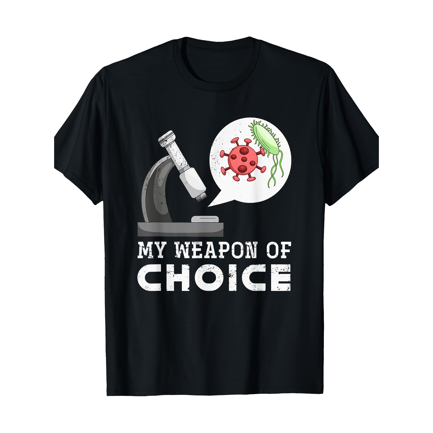 Medical Lab Graphics - Lab Technician Graphic T-Shirt Casual Tee