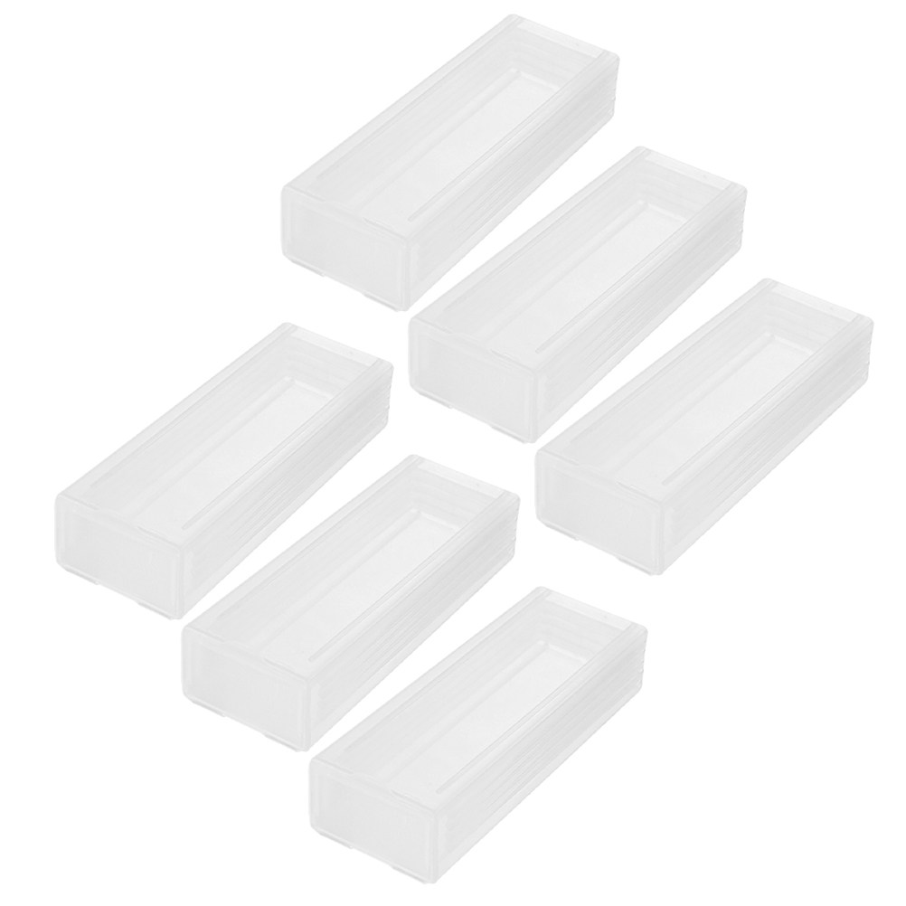 Pathology Slide Storage - 6Pcs Plastic for Microscope Slides 5-Slide