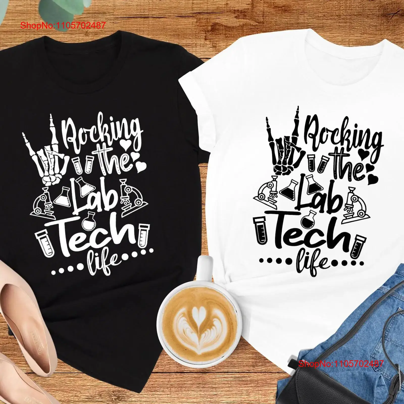 Medical Lab Graphics - Rocking The Lab Tech Life T