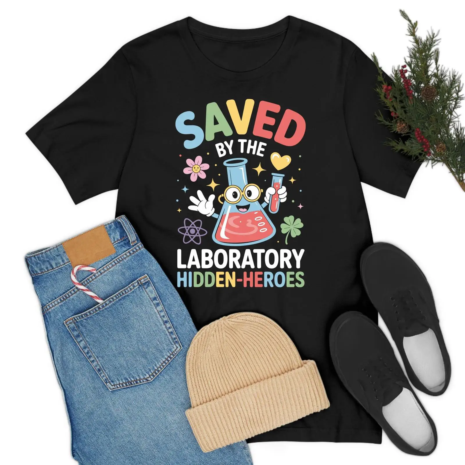 Medical Lab Graphics - Laboratory Hidden Heros Lab Week Saved