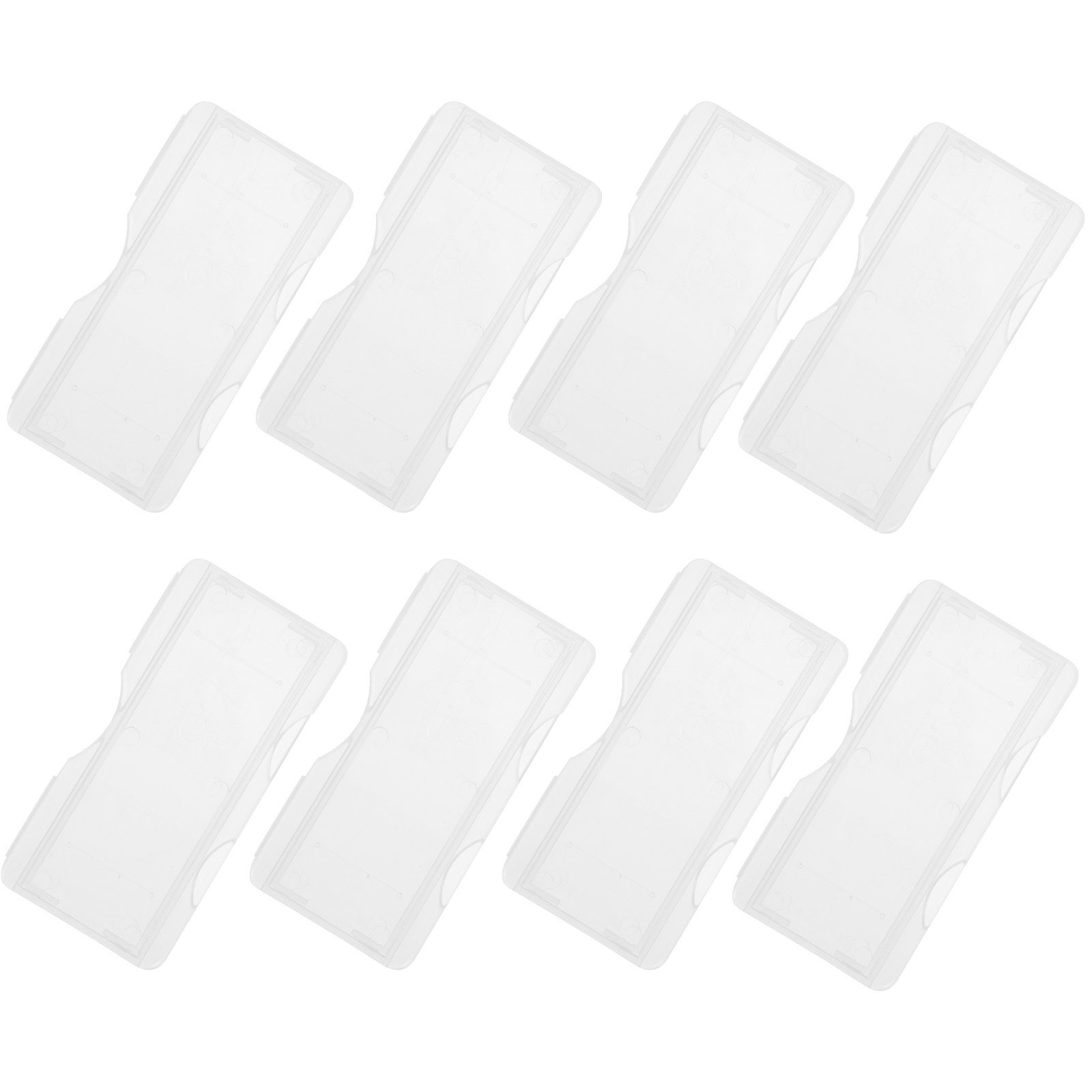 Pathology Slide Storage - 100Pcs Plastic Microscope Slide Holder Boxes