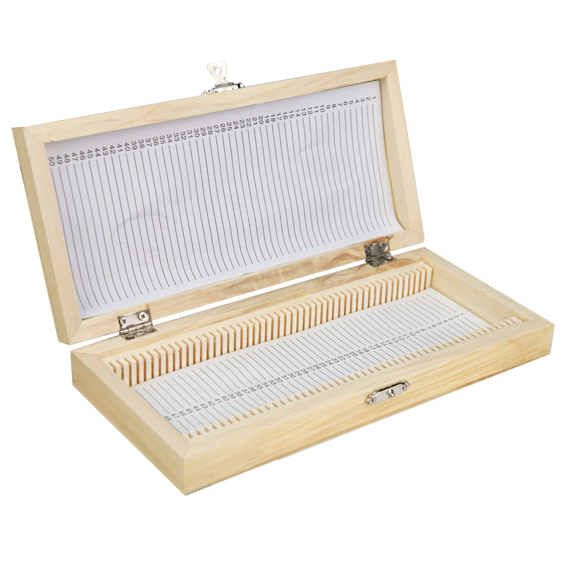 Pathology Slide Storage - 25/50/100pcs Wooden Microscope Slides Box Biological