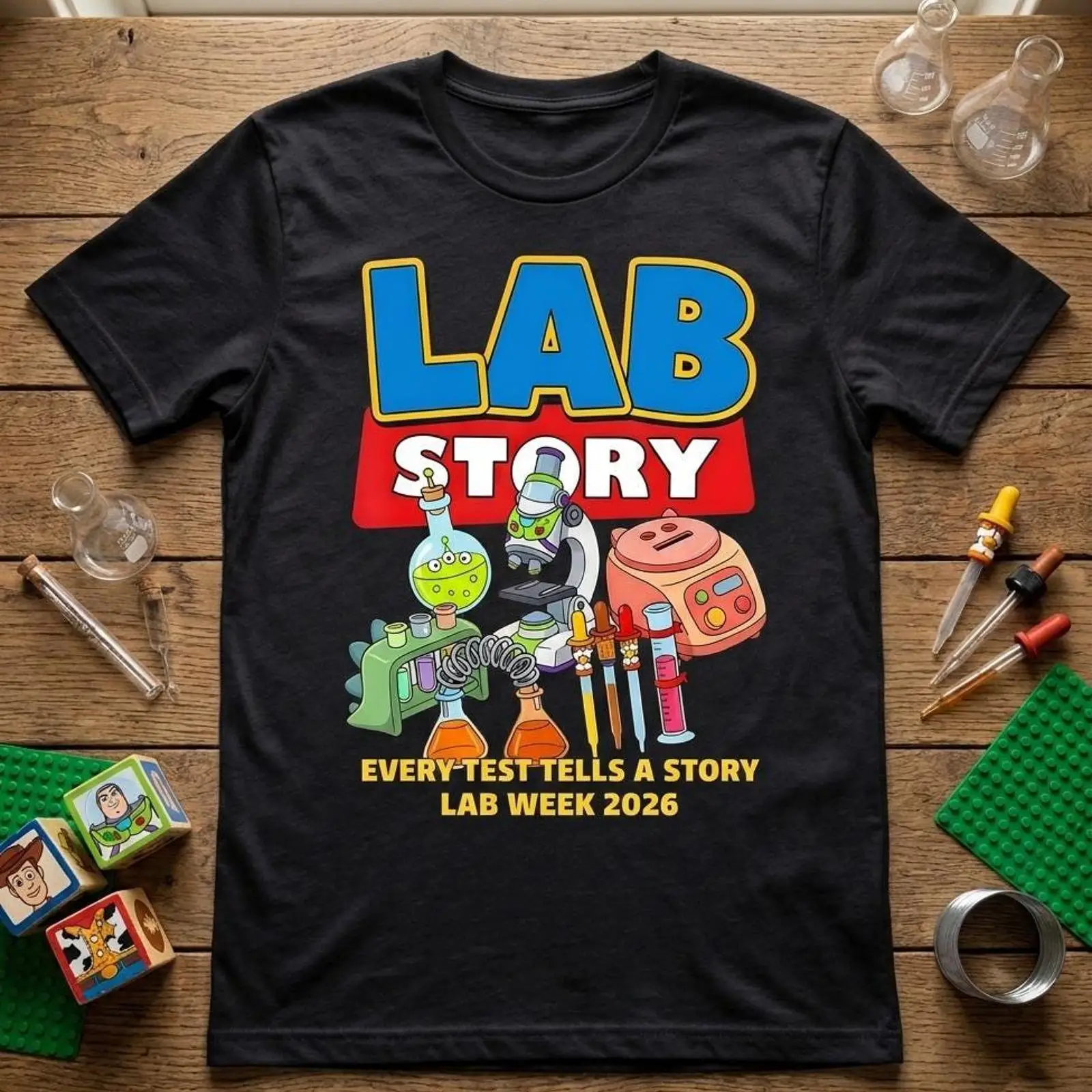 Medical Lab Graphics - Lab Week 2026 T Shirt Medical