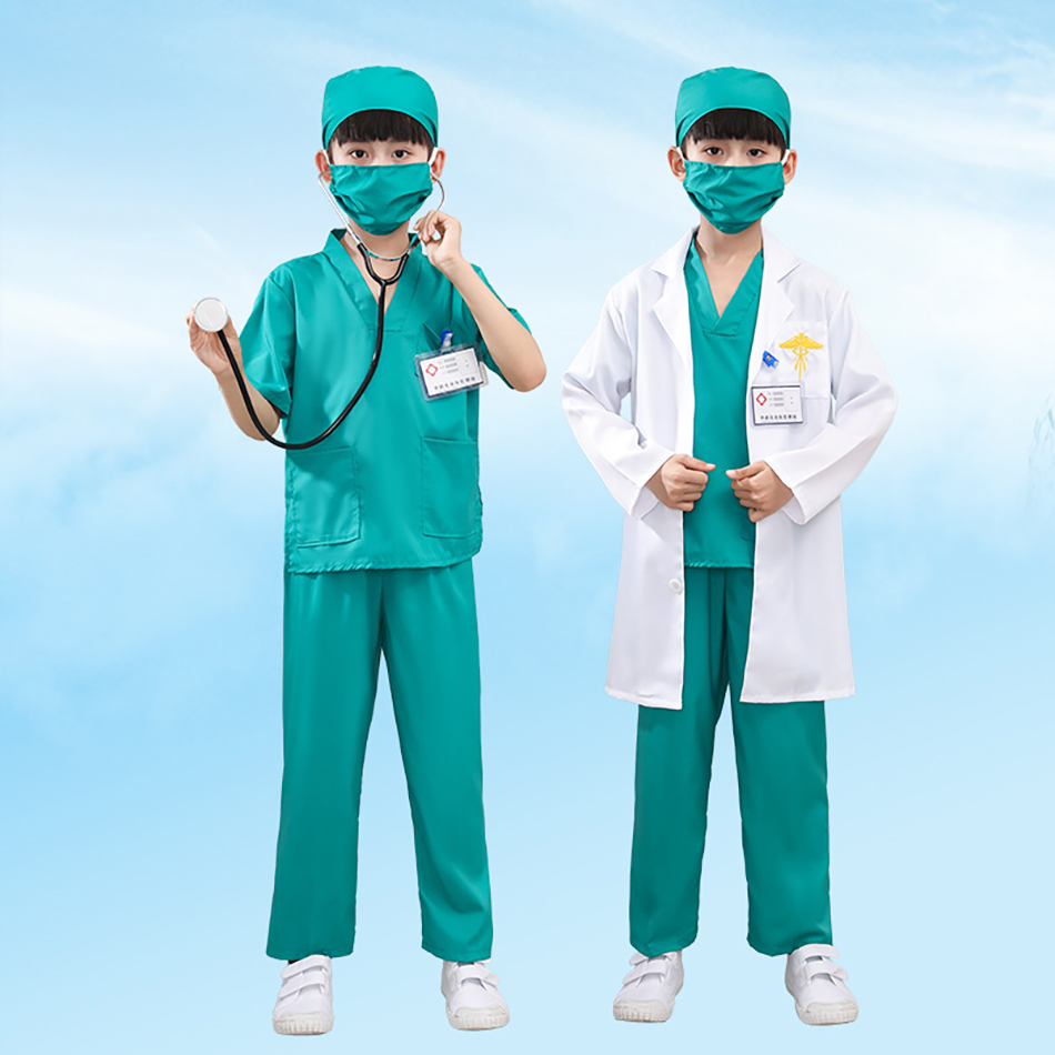 7 Pcs/Pack Kid White Medical U - Lab Coat Medical 评论和价格