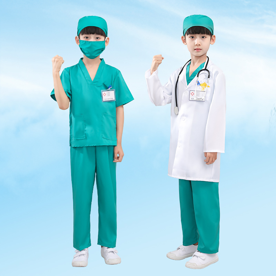 7 Pcs/Pack Kid White Medical U - Lab Coat Medical 评论和价格