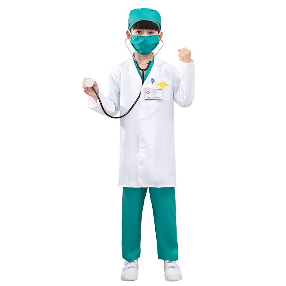 7 Pcs/Pack Kid White Medical U - Lab Coat Medical 评论和价格