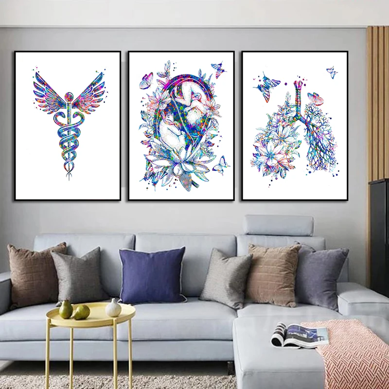 Anatomy Medical Poster Flower  - Medical Lab Pictures 评论和价格
