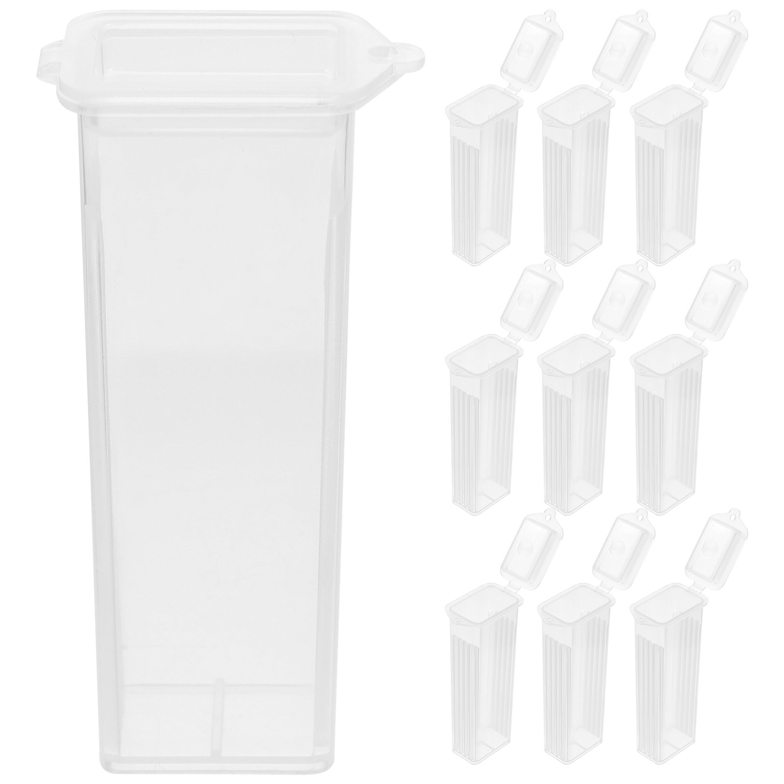 10Pcs Slides Case PP Sturdy Pa - Pathology Slide Storage 评论和价格