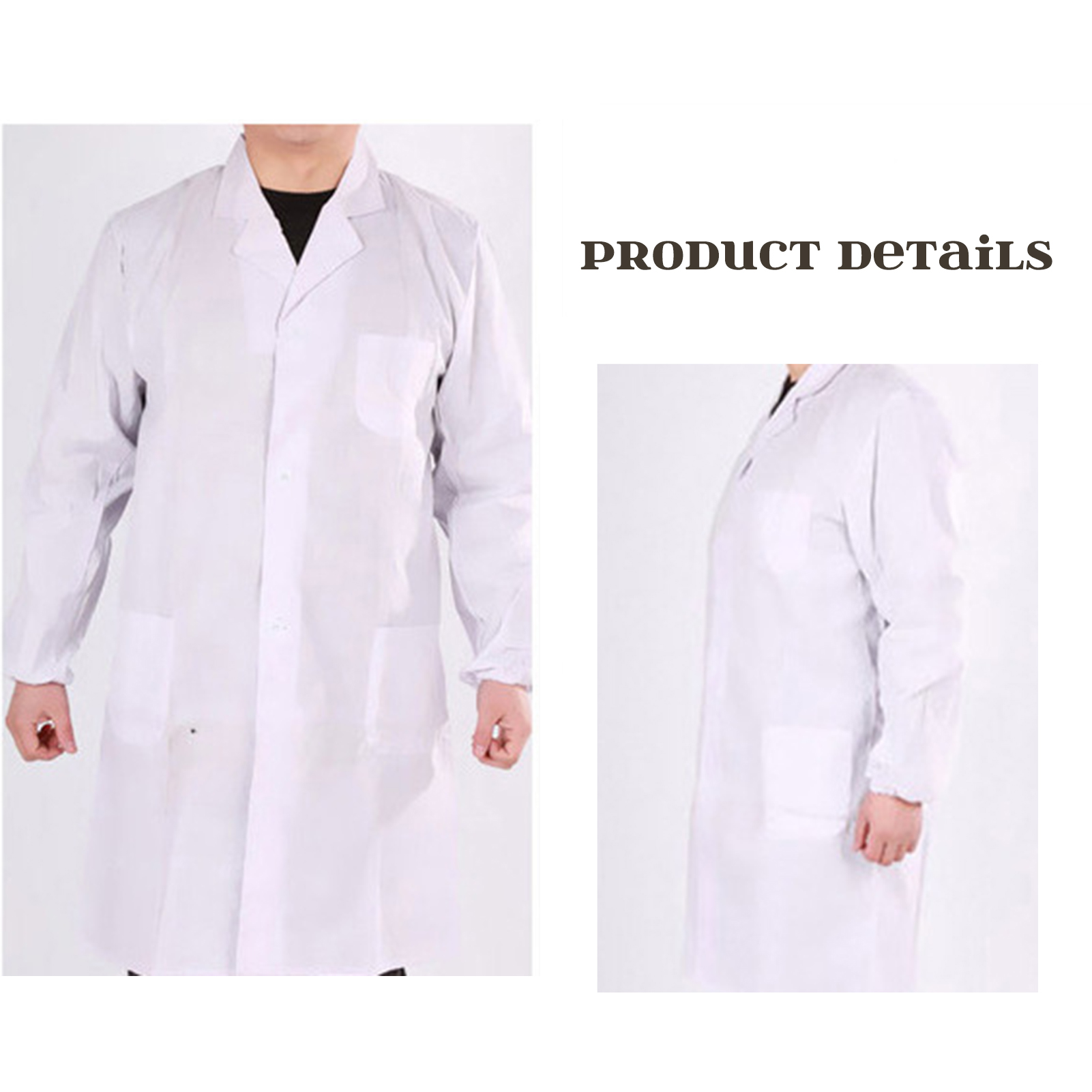 Universal Lab Cotton Coat with - Medical Lab Professional 评论和价格