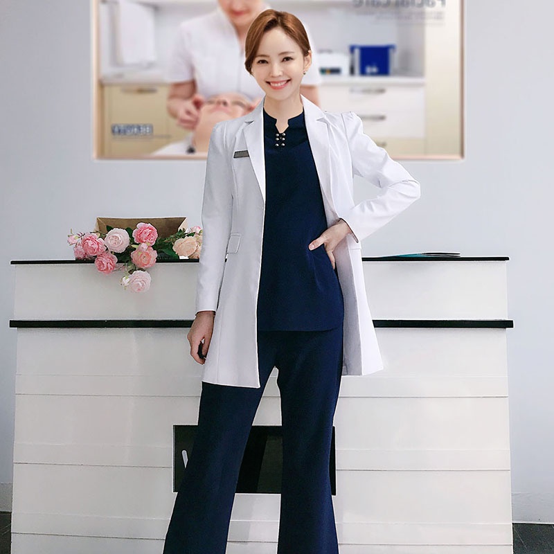 Long Sleeve White Lab Coat Doc - Medical Lab Years 评论和价格