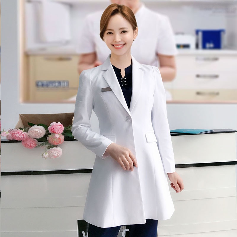 Long Sleeve White Lab Coat Doc - Medical Lab Years 评论和价格