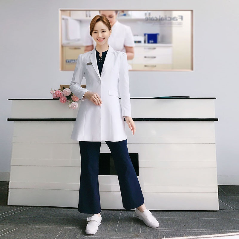 Long Sleeve White Lab Coat Doc - Medical Lab Years 评论和价格