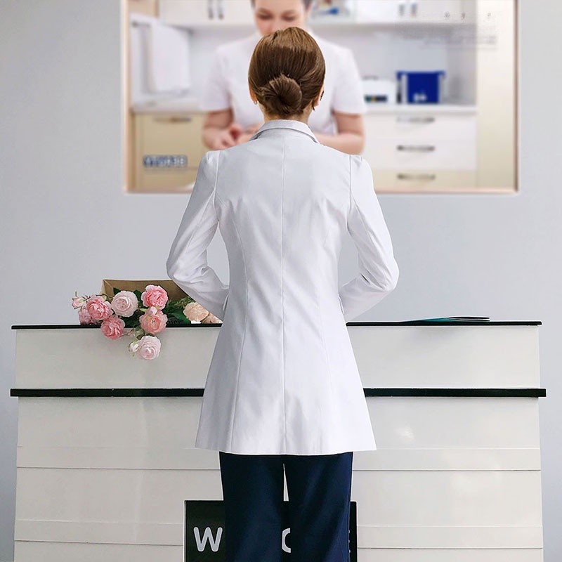 Long Sleeve White Lab Coat Doc - Medical Lab Years 评论和价格