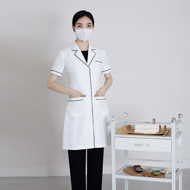 Short-Sleeve White Lab Coat Me - Medical Lab Years 评论和价格
