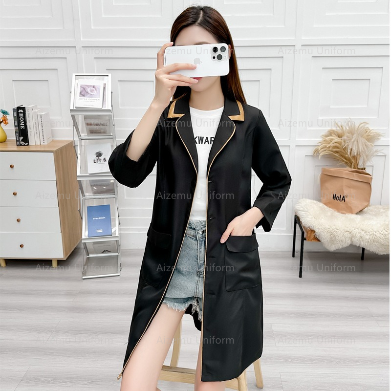black beauty uniform with beau - Lab Coat Medical 评论和价格