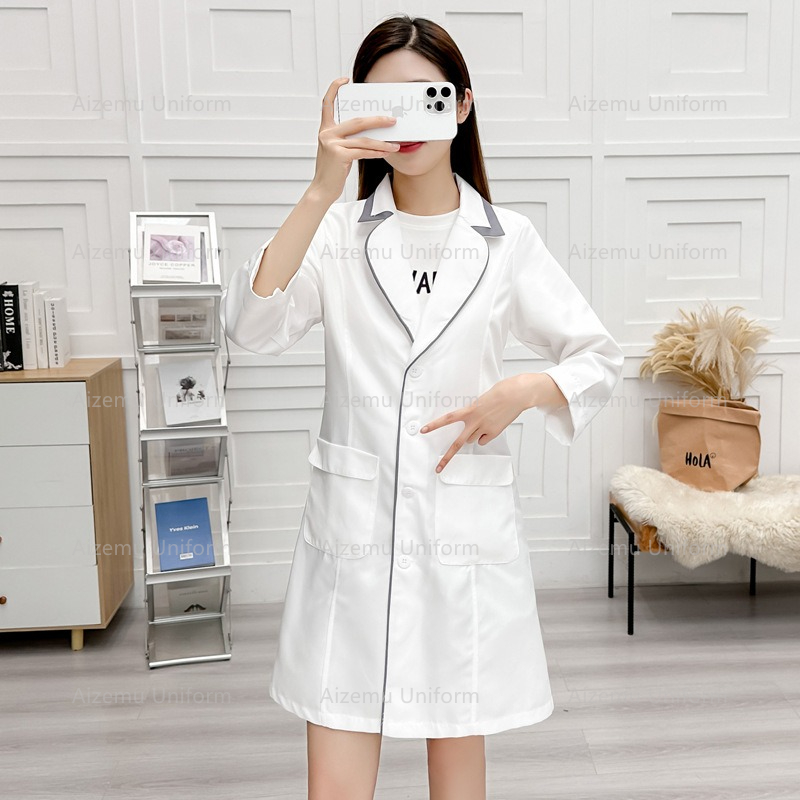black beauty uniform with beau - Lab Coat Medical 评论和价格