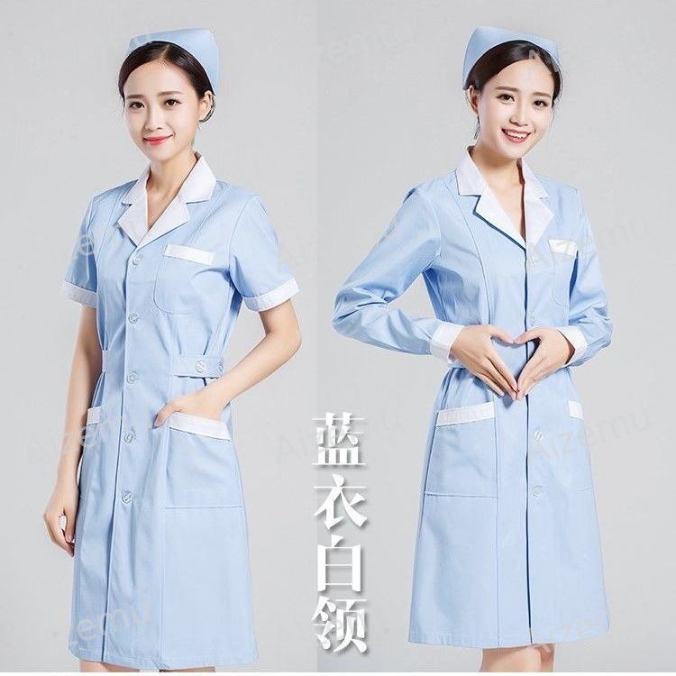 Unisex Short Sleeve Beauty Sal - Lab Coat Medical 评论和价格