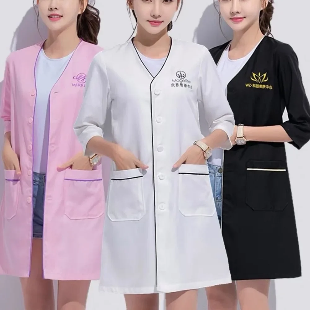 Custom Logo Beauty Uniform Bea - Lab Coat Medical 评论和价格