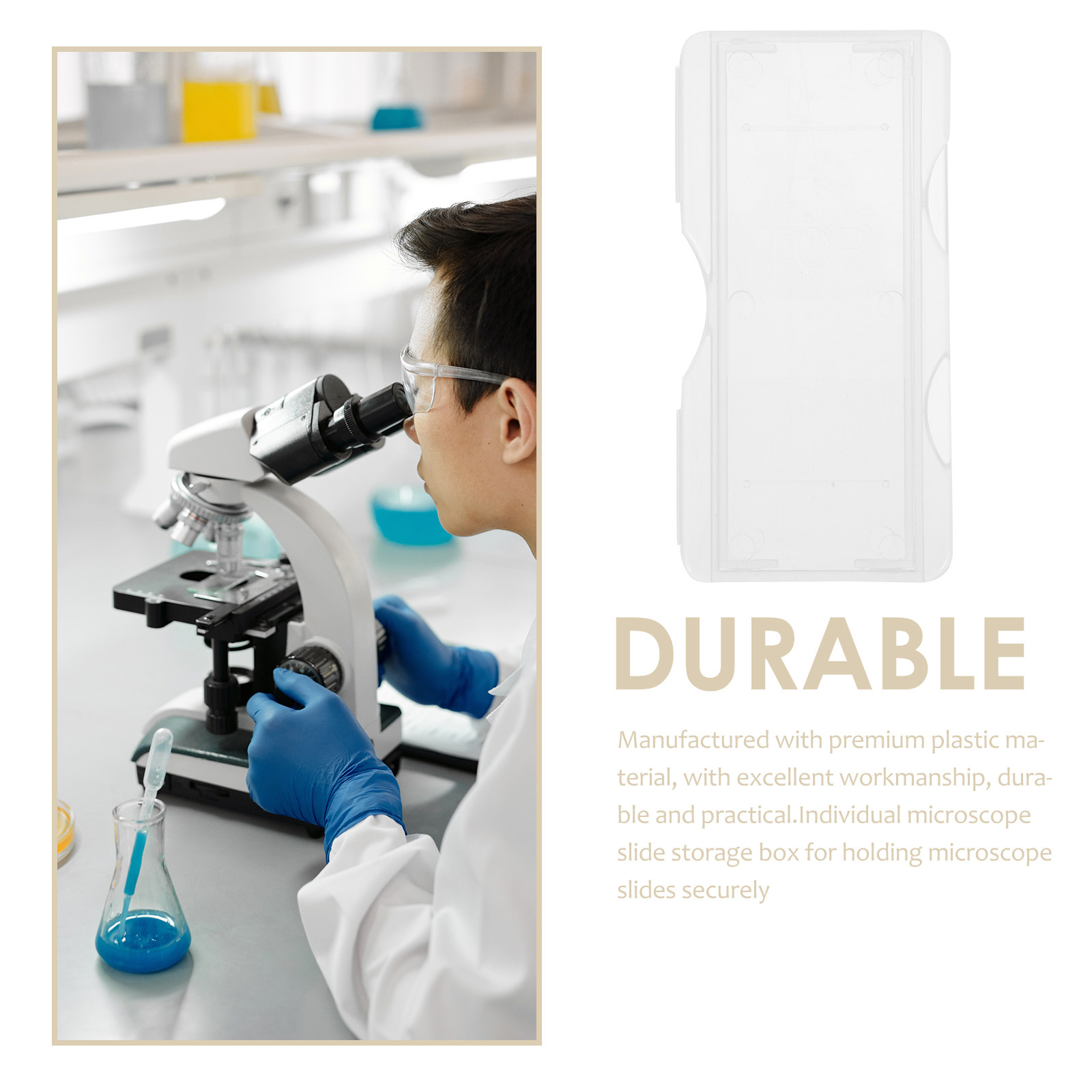 100Pcs Pathology Slide Holder  - Pathology Slide Storage 评论和价格