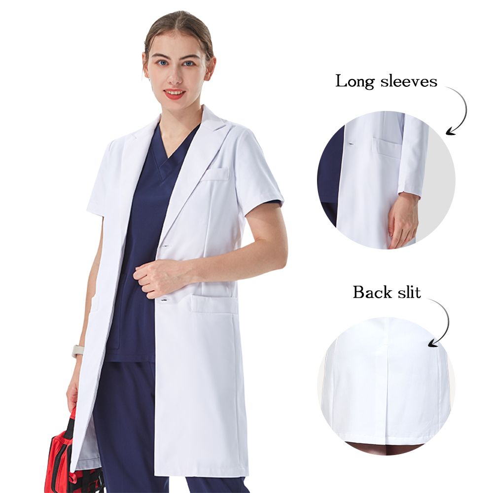 Thoughtful Lapel Collar White  - Lab Coat Medical 评论和价格