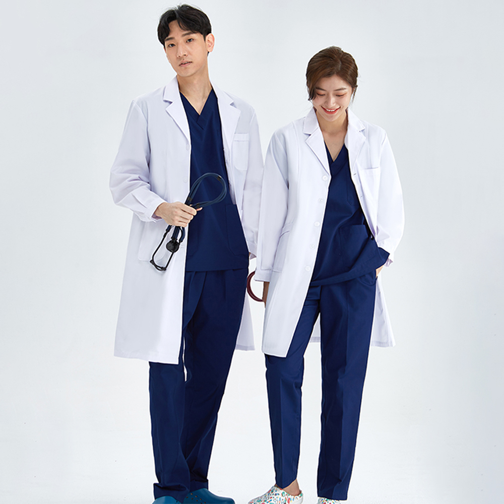 Unisex White Coat Lab Coat Hos - Lab Coat Medical 评论和价格