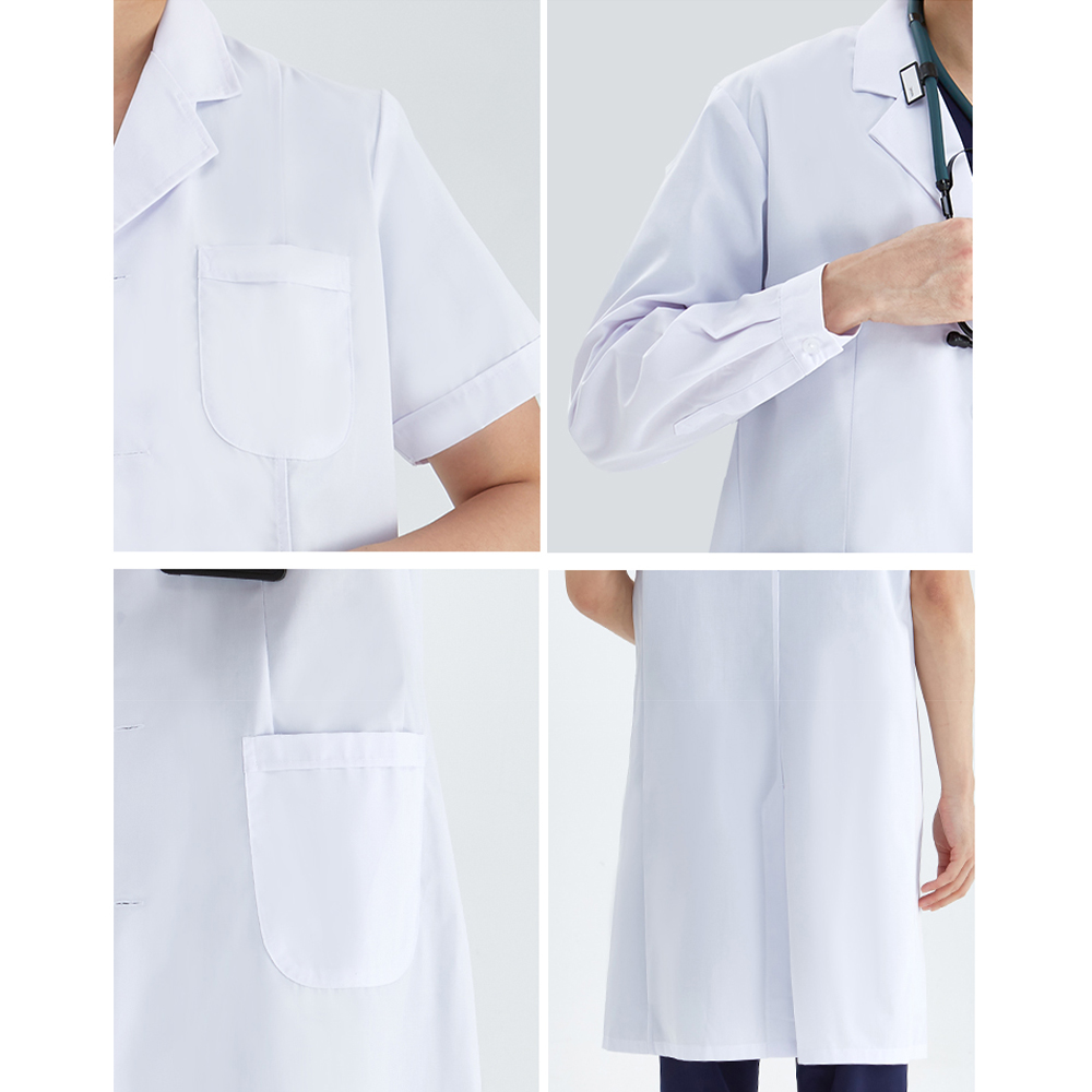 Unisex White Coat Lab Coat Hos - Lab Coat Medical 评论和价格